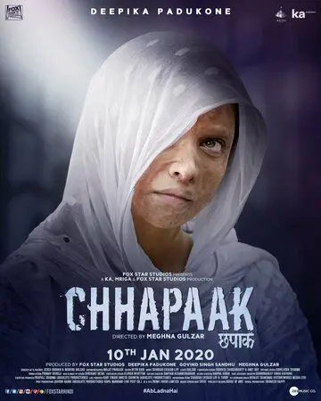 Брызги / Chhapaak (2020) фильм скачать через торрент в хорошем качестве