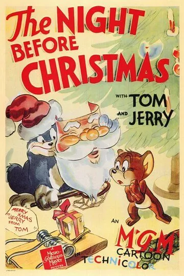 Ночь перед Рождеством / Tom & Jerry's The Night Before Christmas (1941) мультфильм скачать через торрент в хорошем качестве