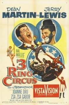 Цирк с тремя аренами / 3 Ring Circus (1954) фильм скачать через торрент в хорошем качестве
