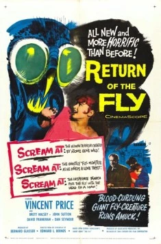 Возвращение мухи / Return of the Fly (1959) фильм скачать через торрент в хорошем качестве