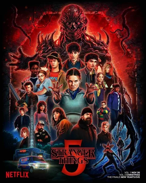 Очень странные дела 5 / Stranger Things (2025) сериал скачать через торрент в хорошем качестве