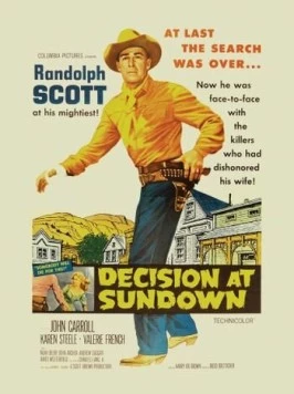 Столкновение в Сандауне / Decision at Sundown (1957) фильм скачать через торрент в хорошем качестве