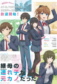 Постер: Дочь моей мачехи — моя бывшая девушка / Mamahaha no Tsurego ga Motokano datta (2022)