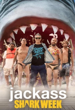 Постер: Чудаки и акулы / Jackass Shark Week (2021)