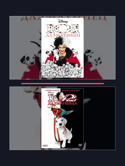 101 далматинец: фильмы франшизы по хронологии