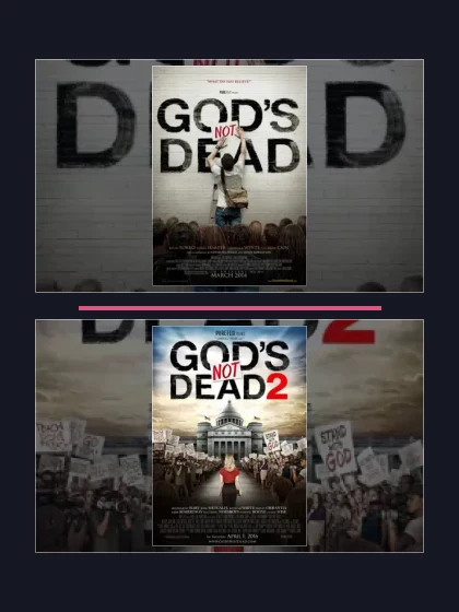 Постер: Бог не умер: фильмы франшизы по хронологии