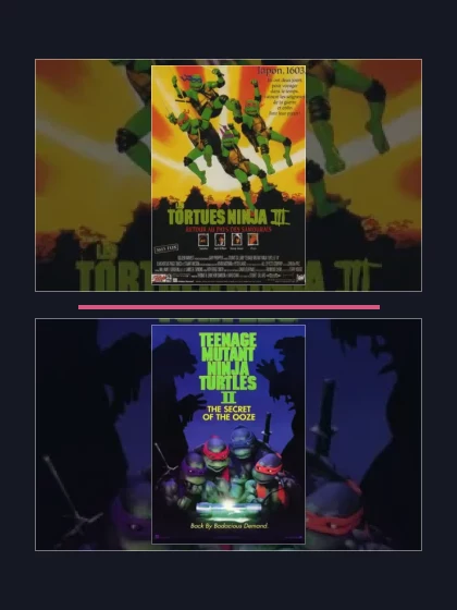 Все части франшизы Черепашки-ниндзя
