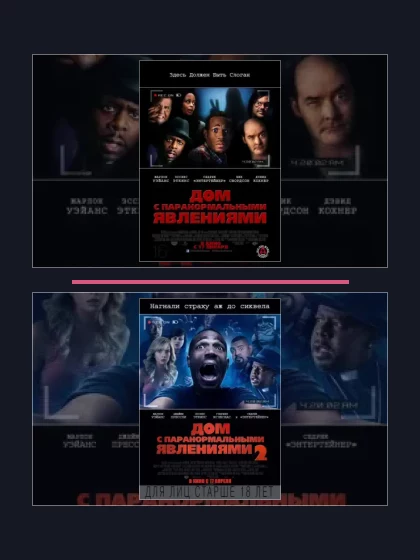 Постер: Дом с паранормальными явлениями: все части по порядку