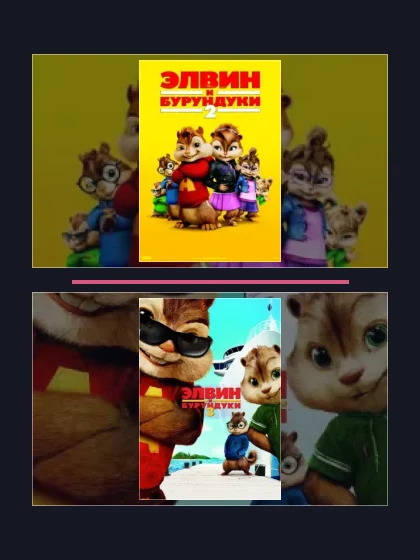 Все части франшизы Элвин