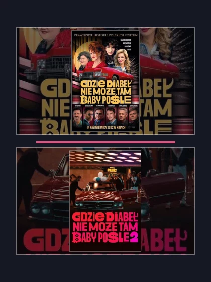 Постер: Все части франшизы Где чёрт не сможет, там баба поможет