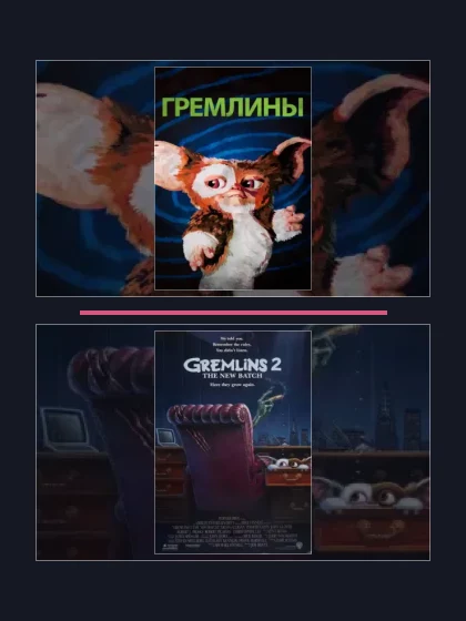 Постер: Гремлины: все части по порядку