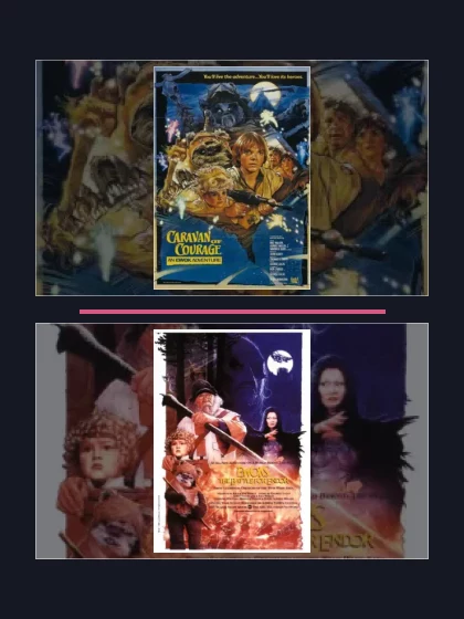 Постер: Приключения эвоков: фильмы франшизы по хронологии