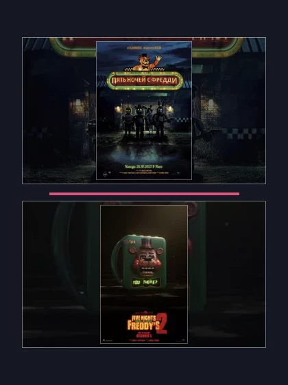 Пять ночей с Фредди: фильмы франшизы по хронологии