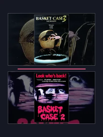 Постер: Все части франшизы Существо в корзине